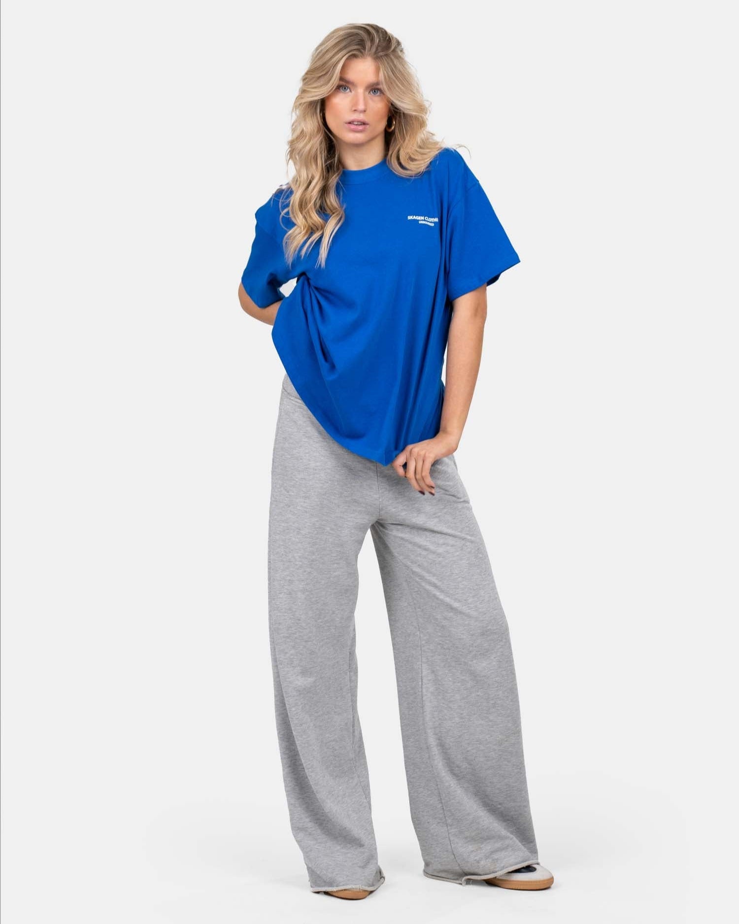 UNMARKED T-shirt Royal Blue | Skagen - clothing.dk